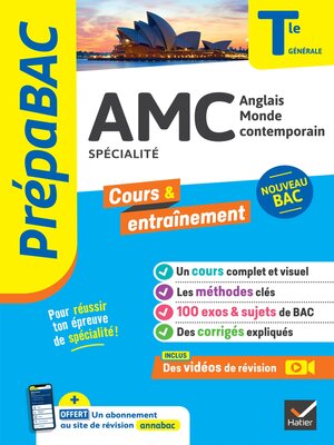 cover image of Prépabac--AMC (Anglais monde contemporain) Tle générale (spécialité)--Bac 2025